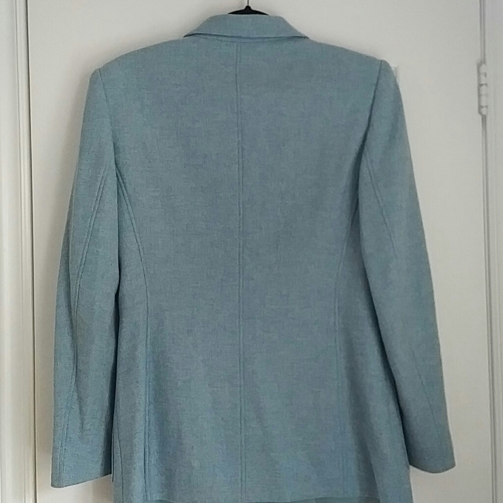LAUREL BY ESCADA - long 90s fitted wool jacket - Picture 2 of 3